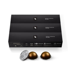 Nespresso Capsules Vertuo, Medium Roast Espresso Coffee, 30-Count Coffee Pods, Brews 2.7oz.