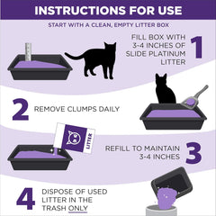 ARM & HAMMER Clump & Seal SLIDE Platinum Multi-Cat ClumpinG Odor Control, 18 Lbs