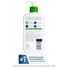 CeraVe Hydrating Facial Cleanser, Moisturizing Face Wash For Dry Skin, Hyaluronic Acid + Ceramides + Glycerin