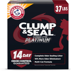 ARM & HAMMER Clump Complete Odor Sealing Clumping 14-Day Odor Control, Online Exclusive Formula, 37 Lbs