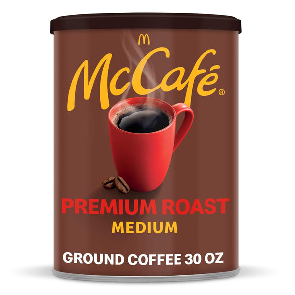 McCafe Premium Roast, Medium Roast Ground Coffee, 30 oz Canisters