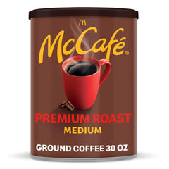 McCafe Premium Roast, Medium Roast Ground Coffee, 30 oz Canisters