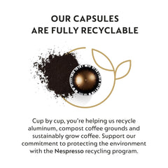 Nespresso Capsules Vertuo, Medium Roast Espresso Coffee, 30-Count Coffee Pods, Brews 2.7oz.
