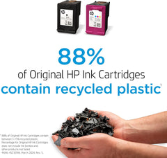 HP 67 Black/Tri-color Ink Cartridges for HP Printers | Works with Printer Series: DeskJet 1255, 2700, 4100; ENVY 6000, 6400