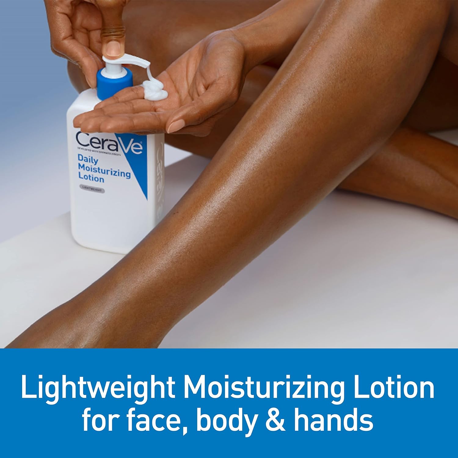 CeraVe Daily Moisturizing Lotion for Dry Skin, Body Lotion & Face Moisturizer with Hyaluronic Acid and Ceramides