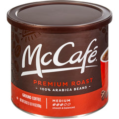 McCafe Premium Roast, Medium Roast Ground Coffee, 30 oz Canisters