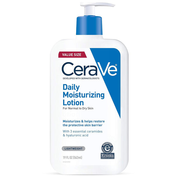 CeraVe Daily Moisturizing Lotion for Dry Skin, Body Lotion & Face Moisturizer with Hyaluronic Acid and Ceramides