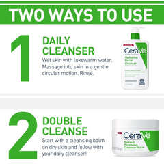 CeraVe Hydrating Facial Cleanser, Moisturizing Face Wash For Dry Skin, Hyaluronic Acid + Ceramides + Glycerin