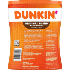 Dunkin' Original Blend Medium-Roast Ground Coffee, 30 Ounce