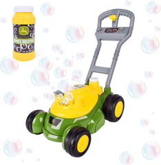 John Deere Bubble Lawn Mower for Toddlers, indoor and Outdoor Gardening Toy