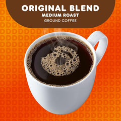 Dunkin' Original Blend Medium-Roast Ground Coffee, 30 Ounce