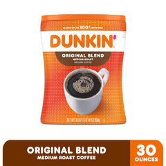 Dunkin' Original Blend Medium-Roast Ground Coffee, 30 Ounce