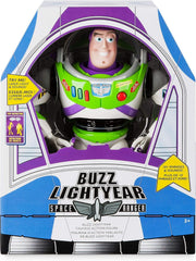 Disney Store Official Buzz Lightyear Interactive Talking Action Figure from Toy Story, Features 10+
